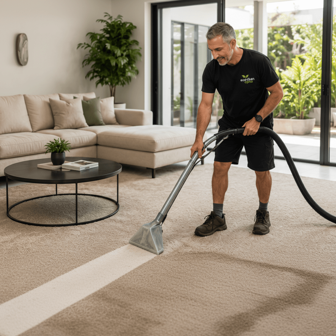 Professional carpet and rug extraction cleaning removing deep dirt and allergens in Cyprus